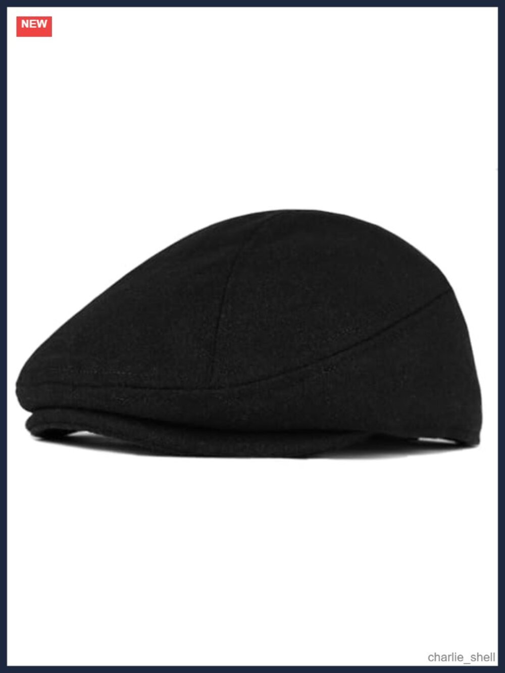 Men's Wool Blend Newsboy Cap Fitted Gatsby Flat Hat Classic Dress Golf